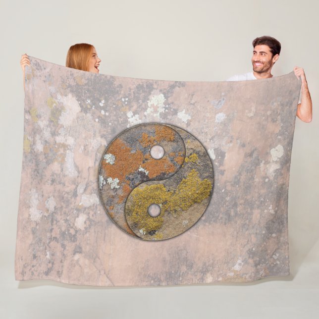 Yin Yang Fleecedecke (Beispiel)