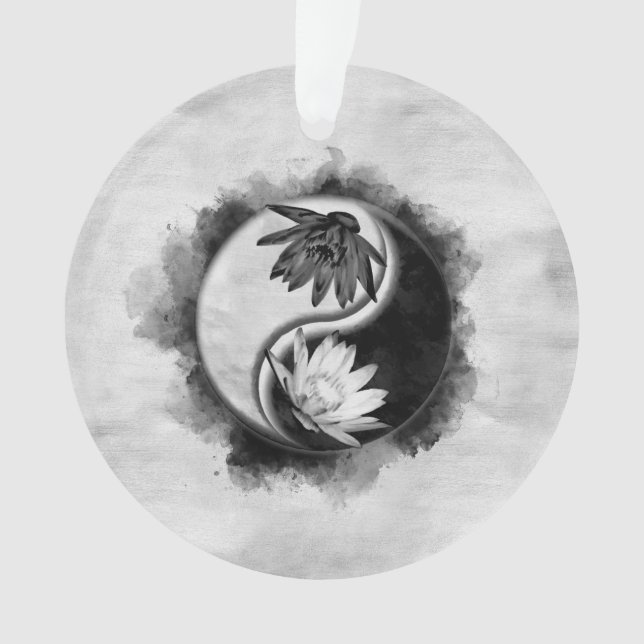 Yin Yang - fleurs de lotus (devant)