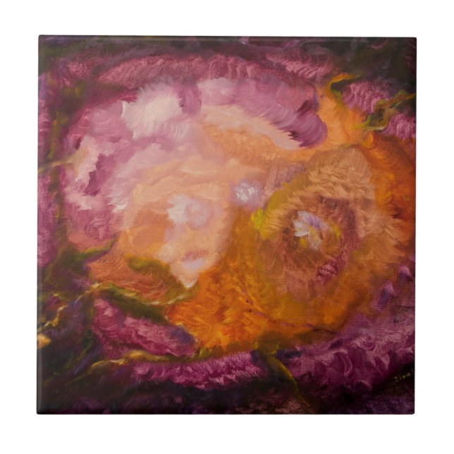 Yin Yang Fliese (Vorderseite)