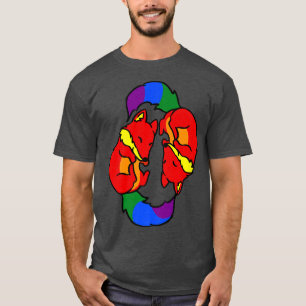 Yin Yang Foes Gay Pride Premium T-Shirt