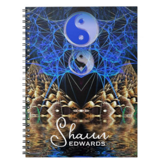 Yin Yang Fraktal Visions Notizblock
