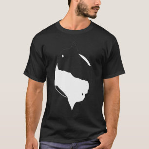 Yin Yang French Bulldog Frenchie Symbol Meditation T-Shirt