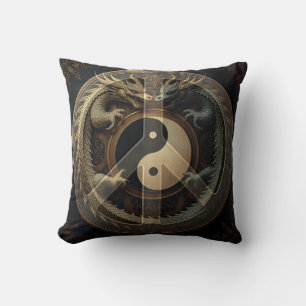 Yin Yang Friedenszeichen  Kissen