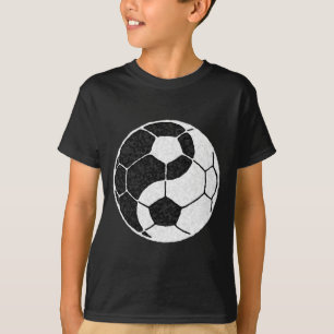 Yin Yang Fußball-Grafik für Männer Frauen Jungen u T-Shirt