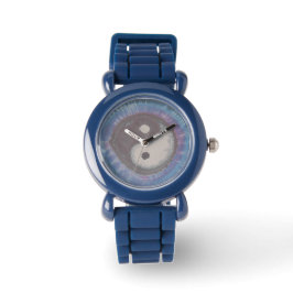 Yin Yang Gefärbte Krawatte Armbanduhr
