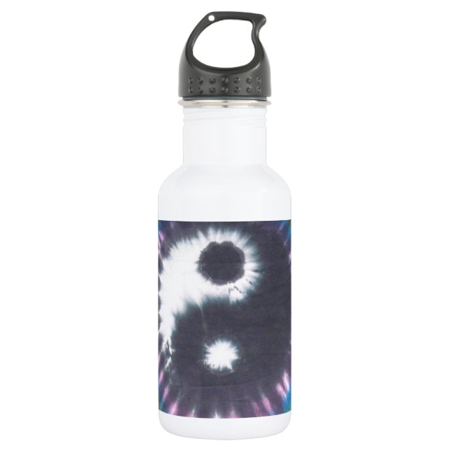 Yin Yang Gefärbte Krawatte Trinkflasche (Vorderseite)