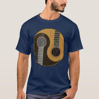 Yin Yang Gitarrist Cooler Musiker Musikliebhaber G T-Shirt