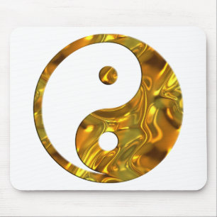 Yin & Yang GOLD   Erstellen Sie Ihren eigenen Hint Mousepad