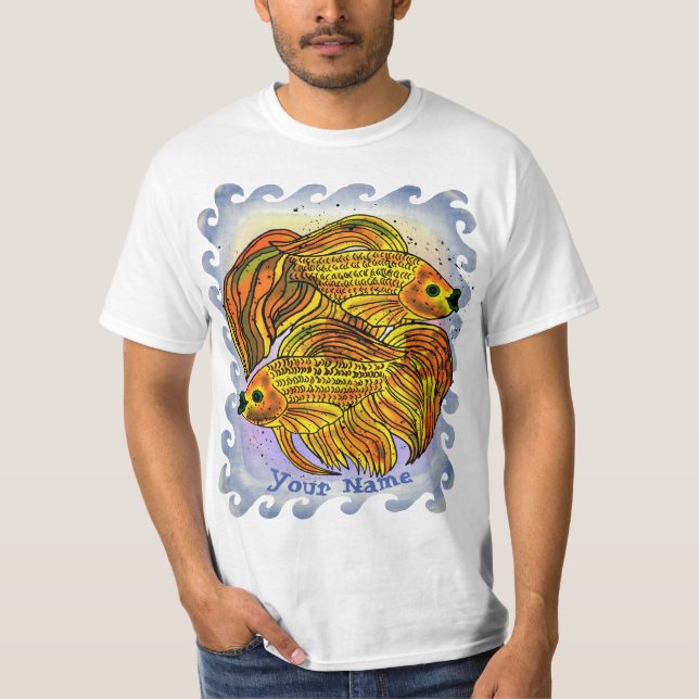 Yin Yang Goldfish T-Shirt (Vorderseite)