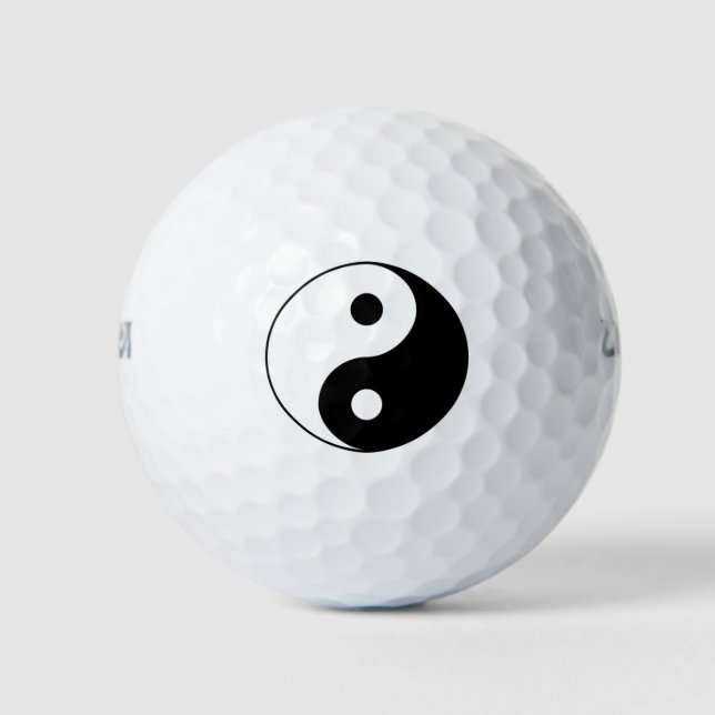 Yin & Yang Golf Balls Golfball (Vorderseite)