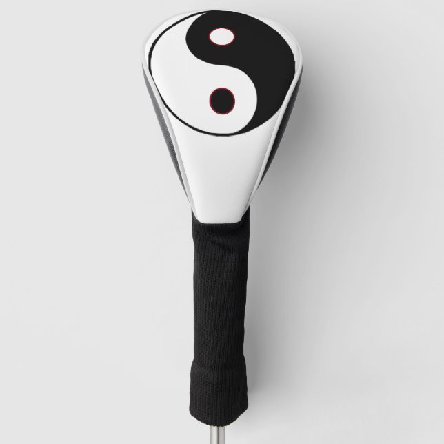 Yin Yang Golf Headcover (Vorderseite)