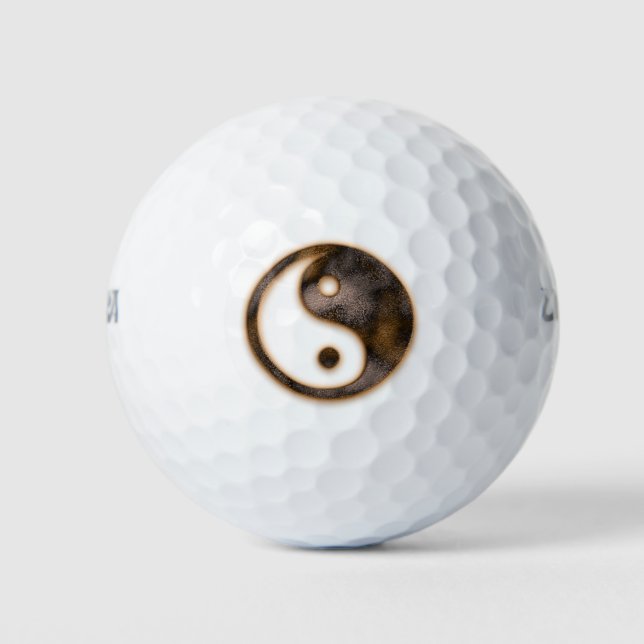 Yin Yang Golfball (Vorderseite)