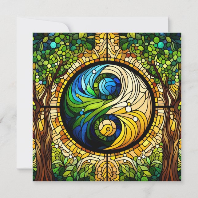 Yin Yang Greeting Card (Vorderseite)