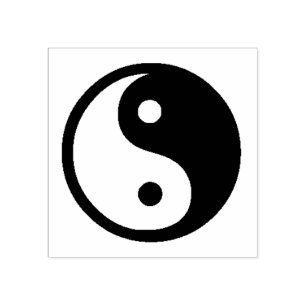 Yin Yang Gummistempel