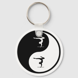 Yin Yang Gymnastik Schlüsselanhänger
