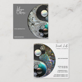 Yin Yang, Healing Arts Quadratische Visitenkarte