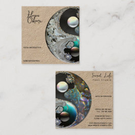 Yin Yang, Healing Arts Quadratische Visitenkarte