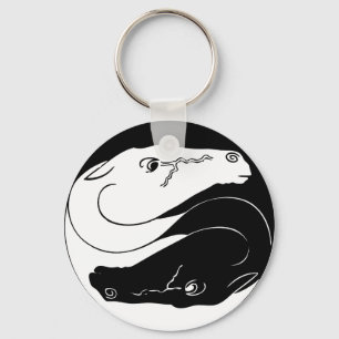 Yin Yang Horses Schlüsselanhänger