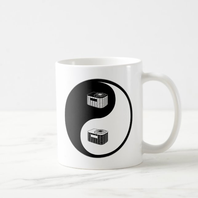 Yin Yang HVAC Kaffeetasse (Rechts)
