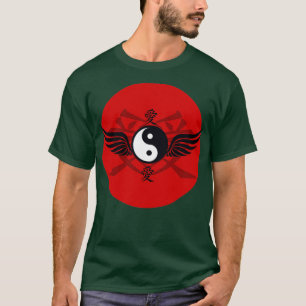 Yin Yang im Flug T-Shirt