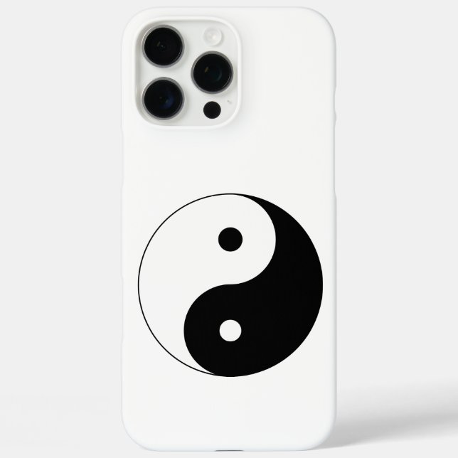 Yin Yang iPhone 16 Pro Max Hülle (Rückseite)