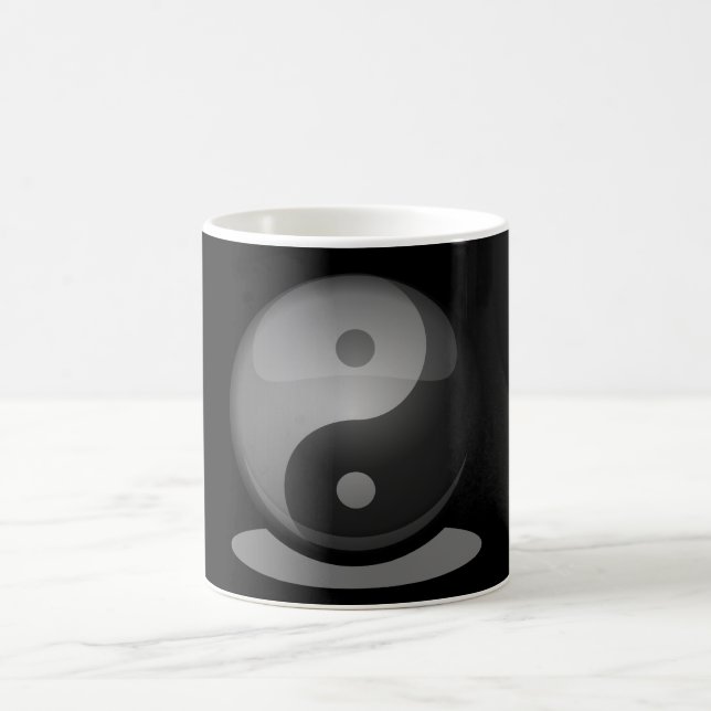 Yin Yang Kaffeetasse (Mittel)