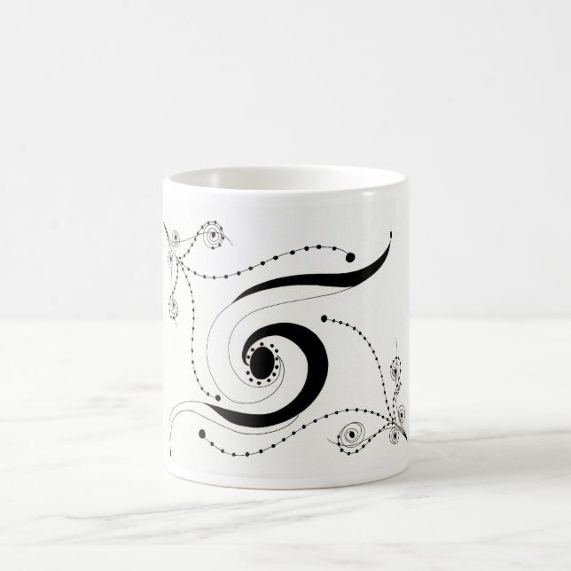 Yin Yang Kaffeetasse (Mittel)