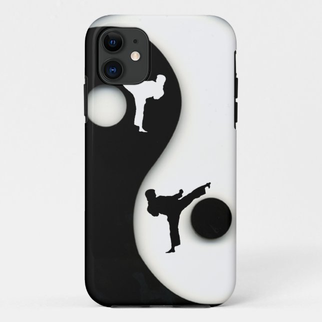 Yin & Yang Karate Case-Mate iPhone 5 Fall Hülle (Rückseite)