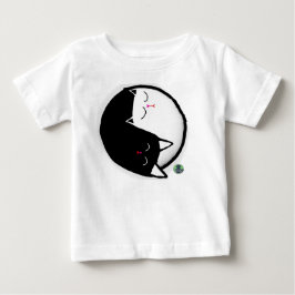 Yin & Yang Kätzchen Baby T-shirt