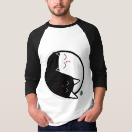 Yin & Yang Kätzchen T-Shirt
