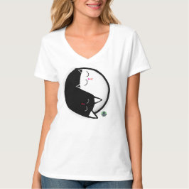 Yin & Yang Kätzchen T-Shirt
