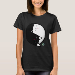 Yin & Yang Kätzchen T-Shirt