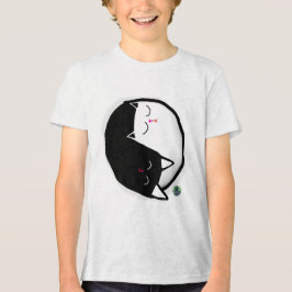 Yin & Yang Kätzchen Tri-Blend Shirt