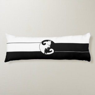 Yin Yang-Katzen Seitenschläferkissen