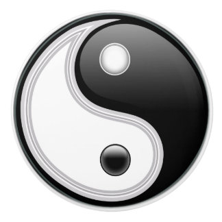 Yin Yang Keramikknauf