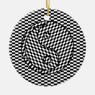 Yin Yang Keramikornament