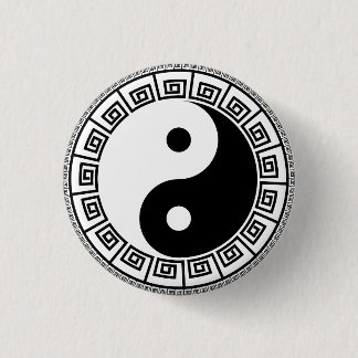 Yin Yang klein, 1 ¼ Zoll-runder Knopf Button