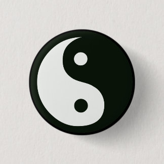 Yin Yang Knopf Button