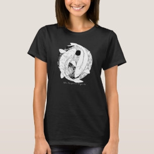 Yin Yang Koi Fischsymbol T-Shirt