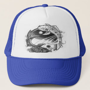 yin Yang koi Hut Truckerkappe