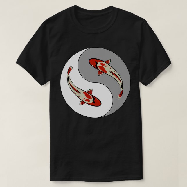 Yin Yang Koi T-Shirt (Design vorne)