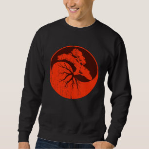 Yin Yang Lebensbaum Yoga Retro Yoga Fan Yoga Tee