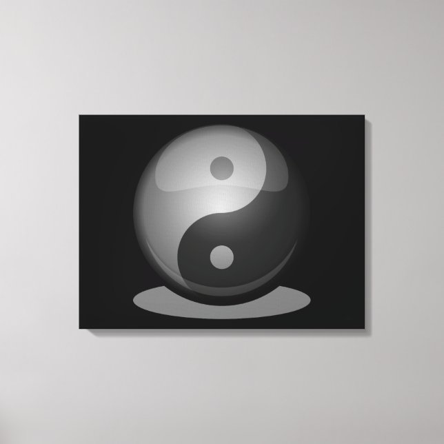 Yin Yang Leinwanddruck (Vorderseite)
