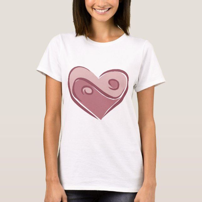 Yin Yang Liebe T-Shirt (Vorderseite)
