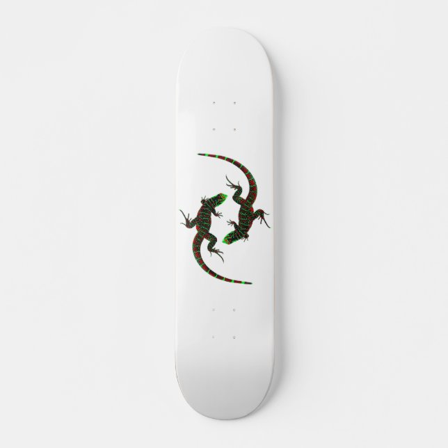 Yin Yang Lizards Skateboard (Vorne)