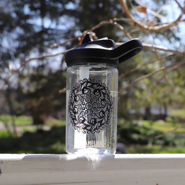Yin Yang Mandala Trinkflasche (Von Creator hochgeladen)