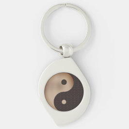 Yin Yang Metal Schlüsselanhänger
