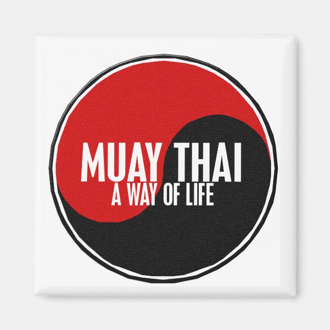 Yin Yang Muay Thai 1 Magnet (Vorne)