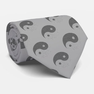 Yin Yang Musiknoten Krawatte