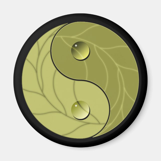 Yin Yang Nature Magnet (Vorne)